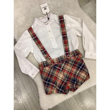 Conjunto niño camisa + bombacho Petit Point La Martinica - Imagen 1