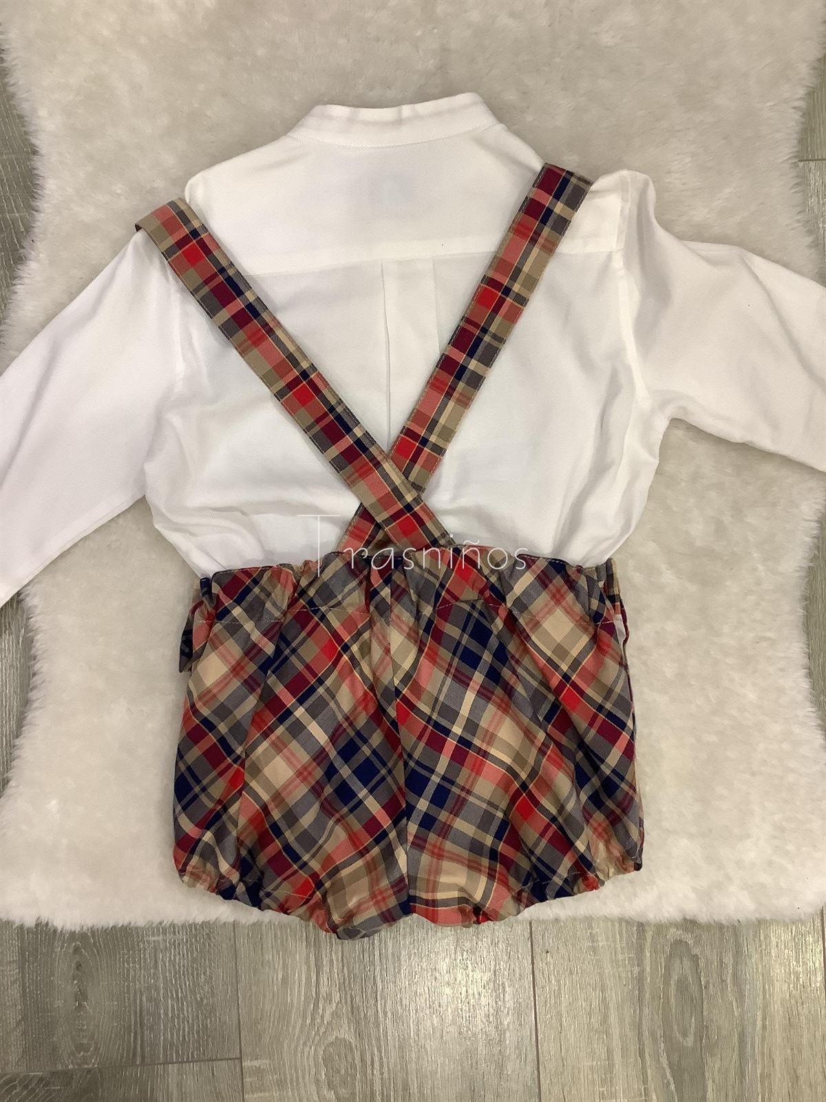 Conjunto niño camisa + bombacho Petit Point La Martinica - Imagen 2