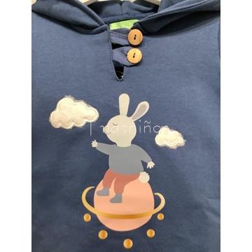 Conjunto niño conejito en las nubes Pio pio invierno 2022 - Imagen 2