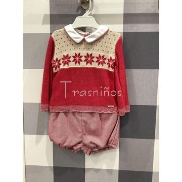 Conjunto niño jersey + bombacho navidad Foque - Imagen 1