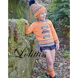 Conjunto niño jersey + camisa + bombacho Bear Lolittos - Imagen 1