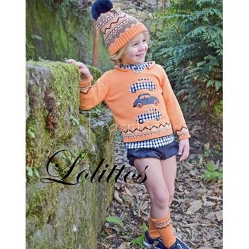 Conjunto niño jersey + camisa + bombacho Bear Lolittos - Imagen 1