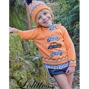 Conjunto niño jersey + camisa + bombacho Bear Lolittos - Imagen 2
