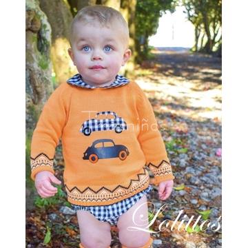 Conjunto niño jubón + ranita Bear  Lolittos - Imagen 1