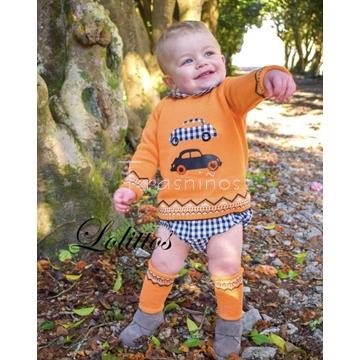 Conjunto niño jubón + ranita Bear  Lolittos - Imagen 2