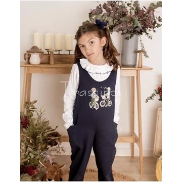 Conjunto peto + camiseta Bicicleta Mon Petit Bonbon - Imagen 1