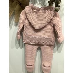 Conjunto polaina y chaqueta (san francisco) rosa empolvado - Imagen 2