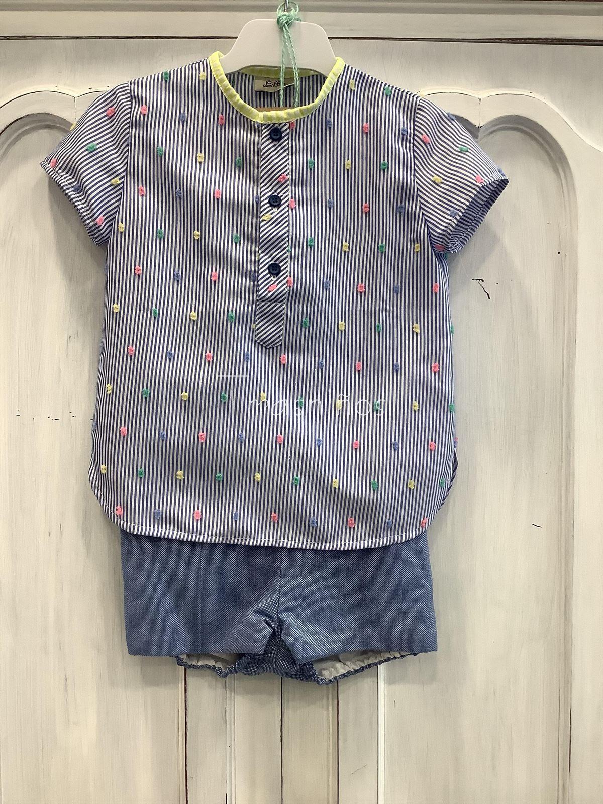 CONJUNTO RANITA+CAMISA Y JERSEY ALLERES - LOLITTOS VERANO 2025 - Imagen 3