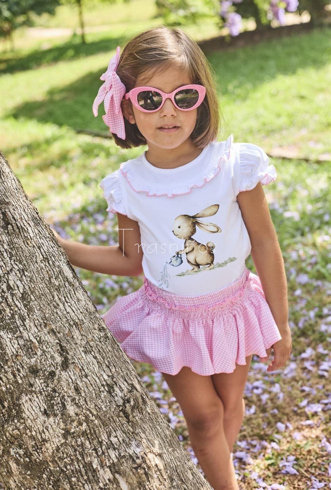 Conjunto ranita volantes y camiseta Rabit La Martinica verano 2026 - Imagen 1