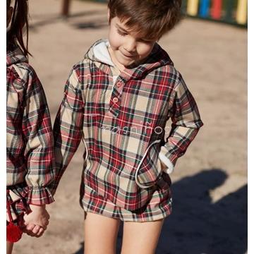 Conjunto sudadera cuadros + bombacho MRT ESCOCÉS La Martinica - Imagen 1