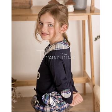 Conjunto sudadera lazos + ranita volantes Bicicleta Mon Petit Bonbon - Imagen 2