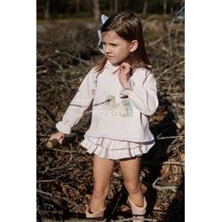 Conjunto Sudadera niña rosa + ranita MRT DULCE La Martinica - Imagen 1