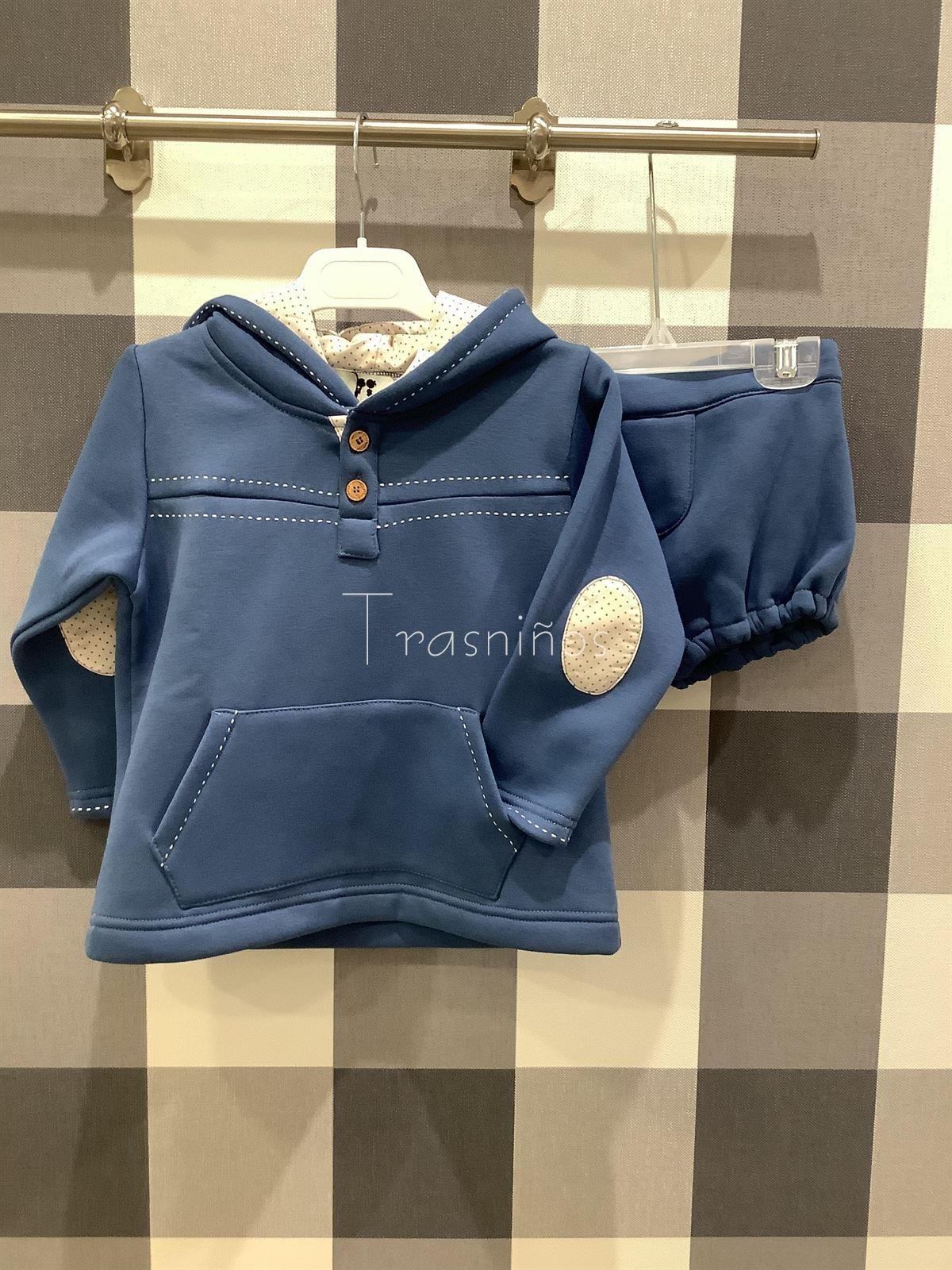Conjunto sudadera niño + bombacho Caracolinos La Martinica - Imagen 2