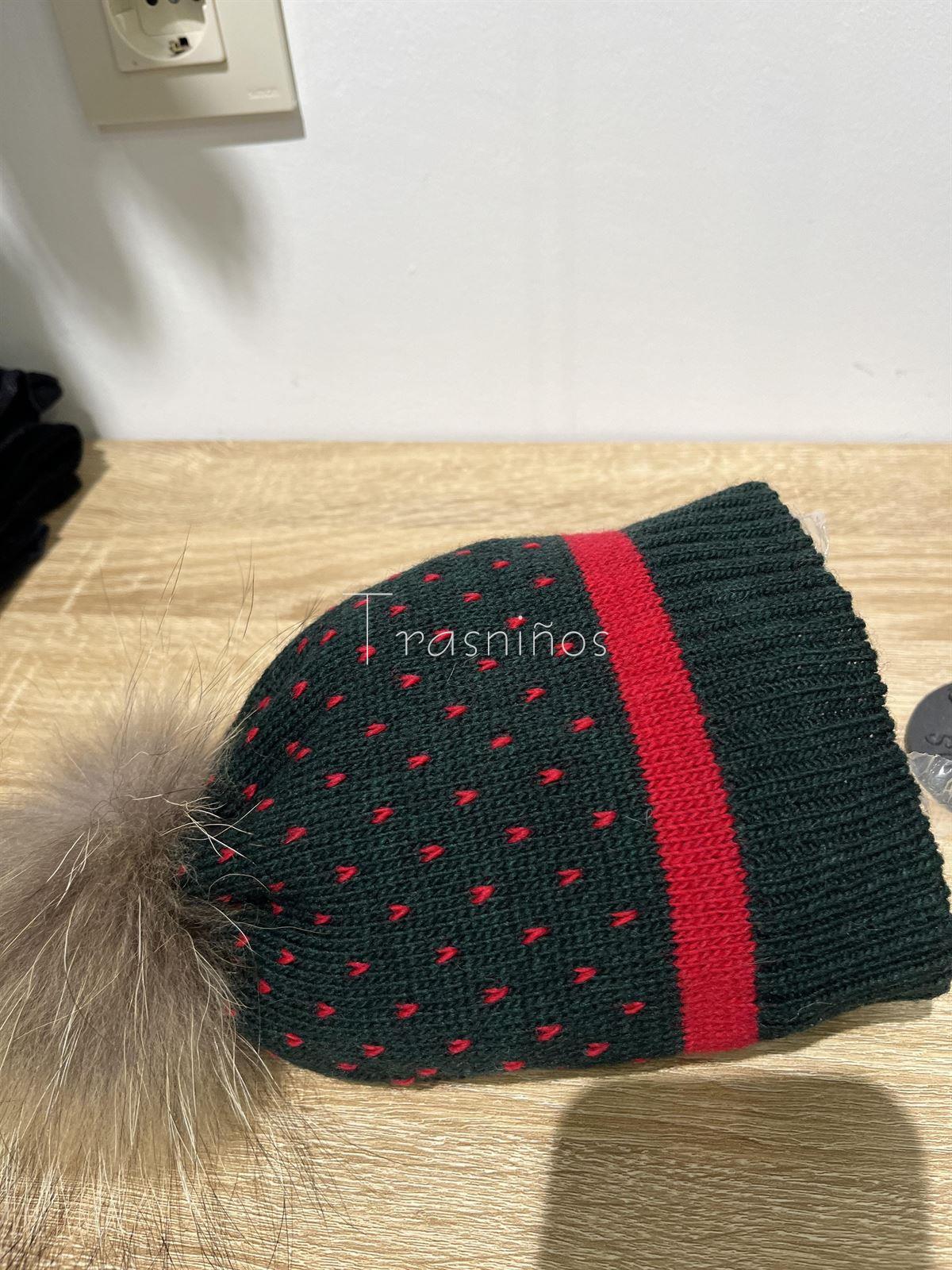 Gorro HILTON punto con pelo natural La Martinica - Imagen 3