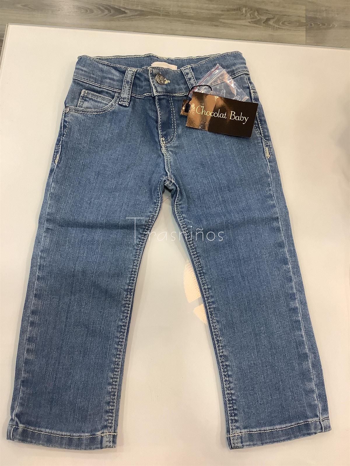PANTALÓN VAQUERO - CHOCOLAT BABY - Imagen 1