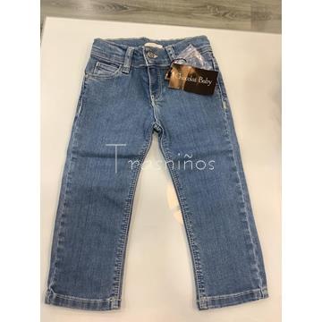 PANTALÓN VAQUERO - CHOCOLAT BABY - Imagen 1