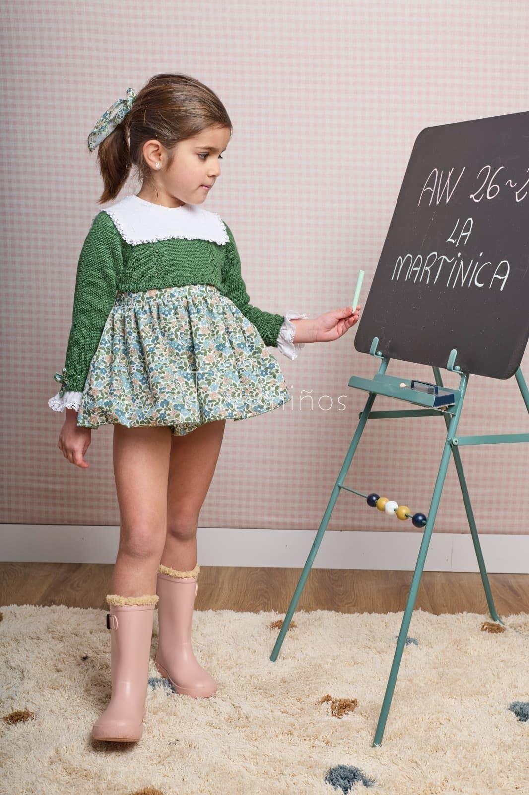 Ranita peto, blusa y jersey corto colección Olivo La Martinica - Imagen 1