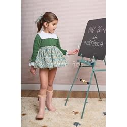 Ranita peto, blusa y jersey corto colección Olivo La Martinica - Imagen 1