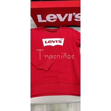 Sudadera básica logo Levis roja - Imagen 1