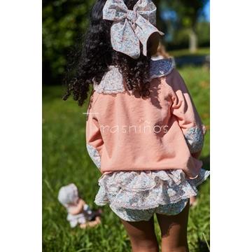 Sudadera + braga volantes estampada colección Versalles La Martinica - Imagen 2