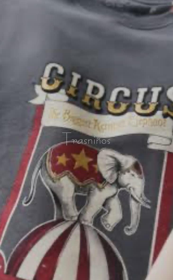 Sudadera circus elefante gris de Eleonora - Imagen 3