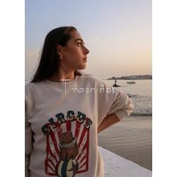 Sudadera circus oso crudo de Eleonora - Imagen 1