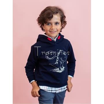 Sudadera dinosaurio niño coleccion Lago de Foque - Imagen 1