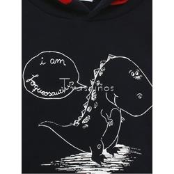 Sudadera dinosaurio niño coleccion Lago de Foque - Imagen 2