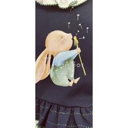 Sudadera niña + braga conejo colección Bugs La Martinica invierno 2023 - Imagen 2