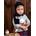 Sudadera perrito y braguita tartán niño coleccion cabaña de Foque - Imagen 1