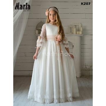 Vestido Comunión Modelo K207 de MARLA - Imagen 1