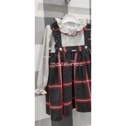 Vestido cuadros Foque - Imagen 2