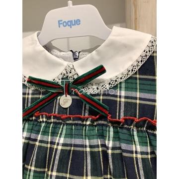 Vestido cuadros verde coleccion muñeco de nieve (navidad) foque 22-23 - Imagen 2