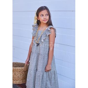 Vestido flores Midi colección 5 Lobitos La Martinica - Imagen 2