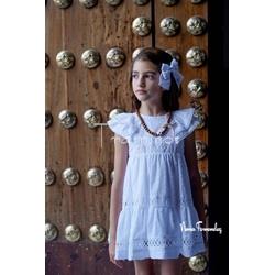 Vestido plumeti Versalles Noma Fernández - Imagen 2