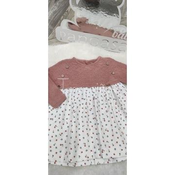 Vestido punto y tela colección setas pangasa - Imagen 1