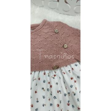 Vestido punto y tela colección setas pangasa - Imagen 2